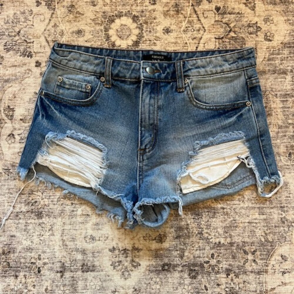Women's Denim Shorts, Size 27, Forever 21 Brand, High/Mid Rise